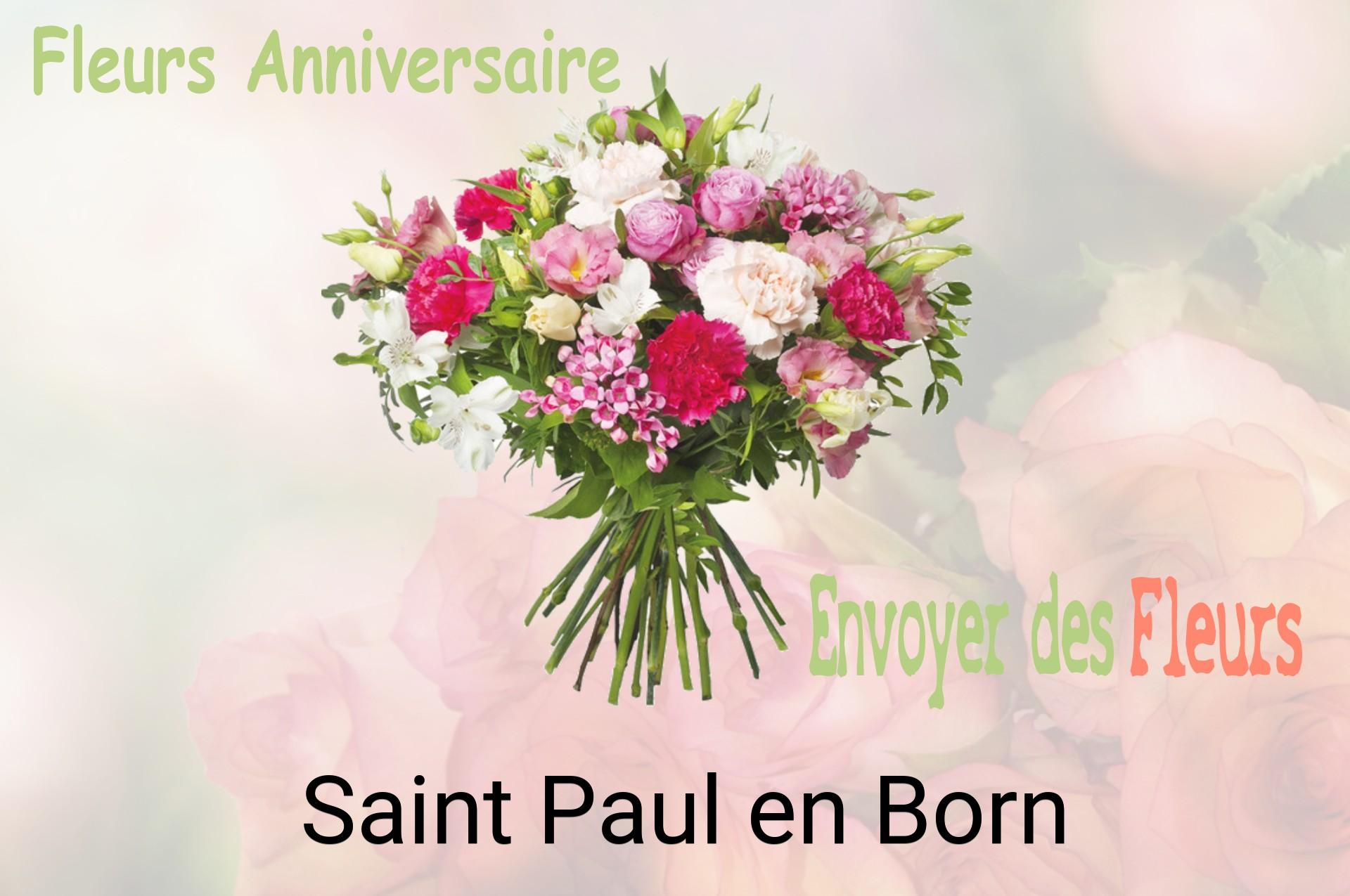 Bouquet de fleurs d’anniversaire livré à Saint-Paul-en-Born